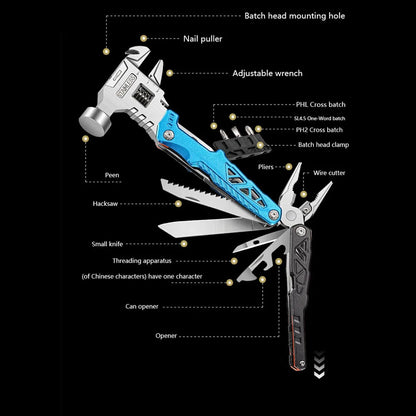 Viter™ Multi-Function Hammer & Adjustable Wrench Multitool