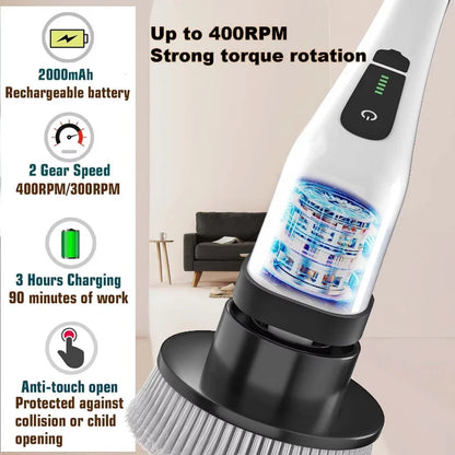 Viter™ 9-in-1 Cordless Electric Spin Scrubber