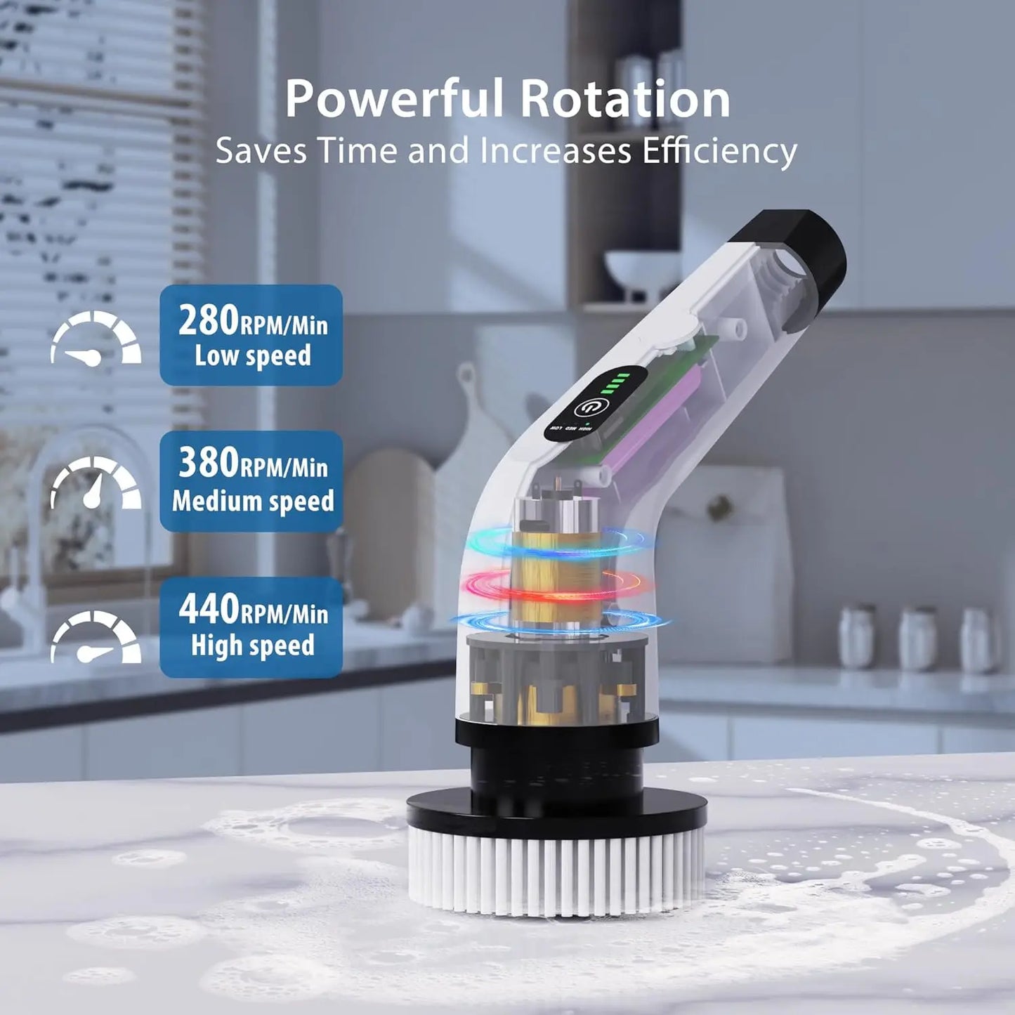 Viter™ 9-in-1 Cordless Electric Spin Scrubber