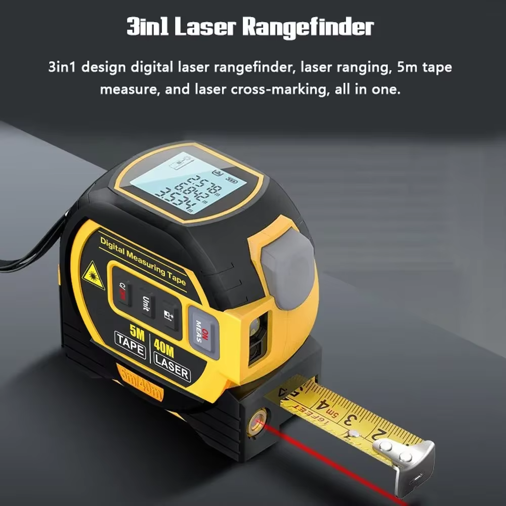Viter™ 3-in-1 Laser Measure & Tape Tool